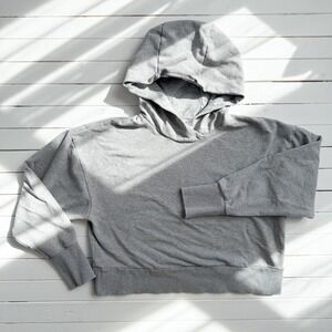 Joy Lab‎ gray cotton cropped hoodie size L